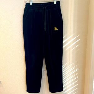 DESIGNER INSPIRED BUMBLE BEE VELOUR LOUNGE PANT